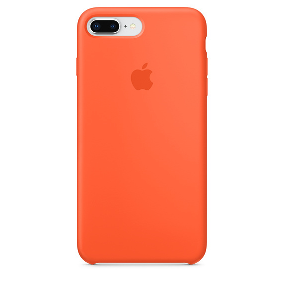 картинка Силиконовый чехол для iPhone 7+/8+ spicy orange (оранжевый шафран) от магазина Компания+