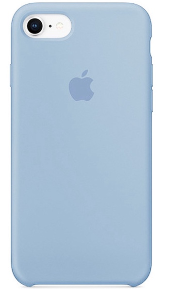 картинка Силиконовый чехол для iPhone 7/8 azure (лазурный) от магазина Компания+