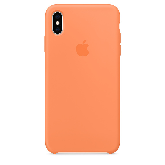 картинка Силиконовый чехол для iPhone Xs Max, fresh papaya (свежая папайя) от магазина Компания+