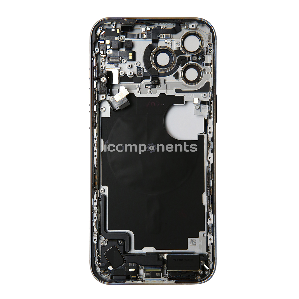 iPhone 17 Pro Max - Корпус в сборе с шлейфами (Silver) Разбор (US eSIM)