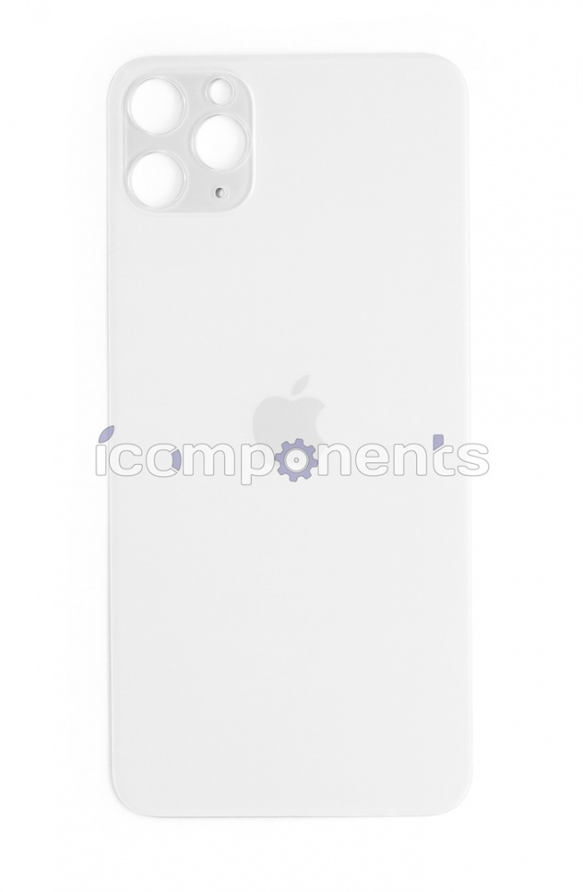 картинка iPhone 11 Pro Max - заднее стекло, белое COPY от магазина Компания+