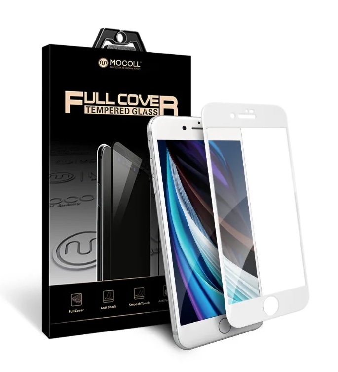картинка Защитное стекло MOCOLL 2,5D для iPhone 7+/8+ white от магазина Компания+
