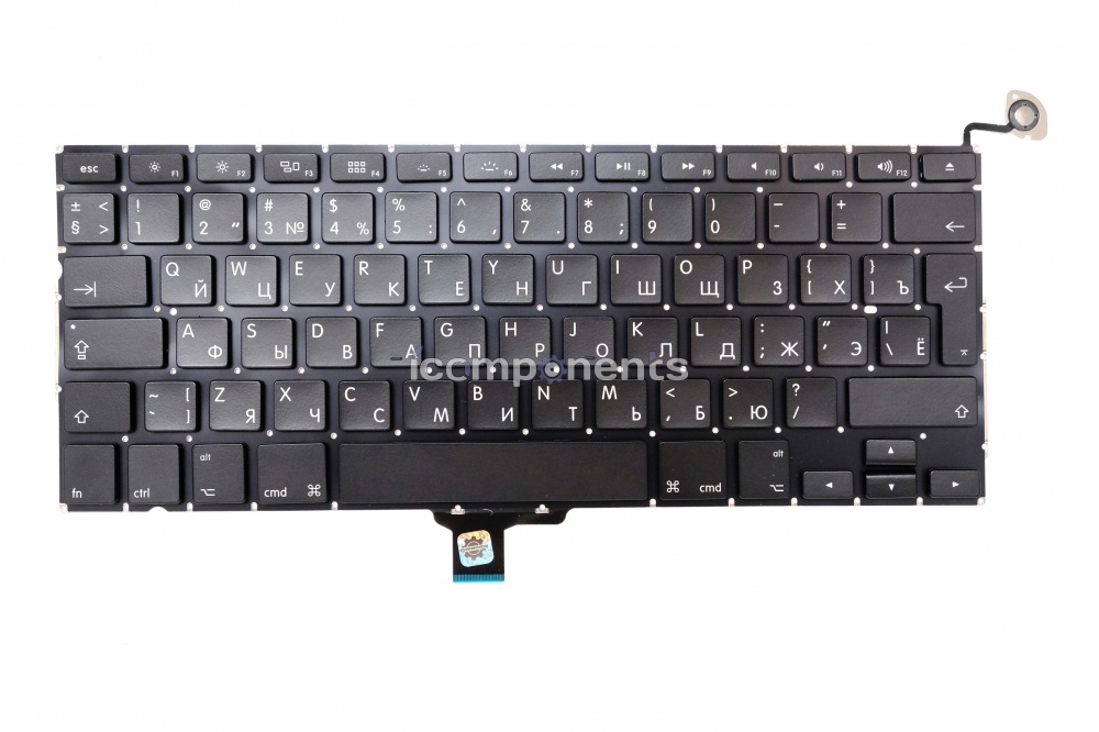 картинка Клавиатура MacBook Pro 13 A1278 (Late 2008 - Mid 2012) Г-образный Enter RUS РСТ от магазина Компания+