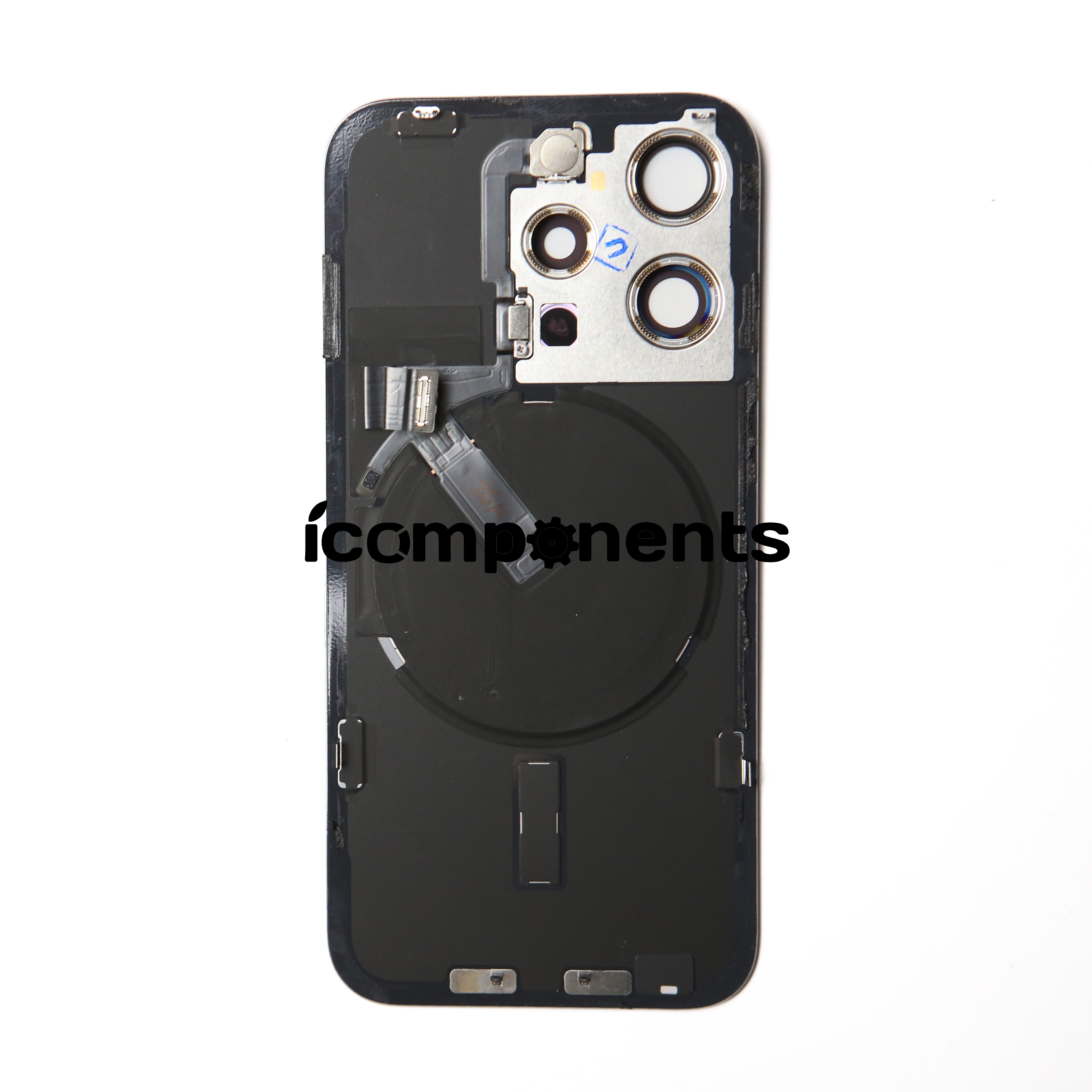 iPhone 15 Pro - Задняя крышка + NFC ORIG снятая (Natural Titanium)