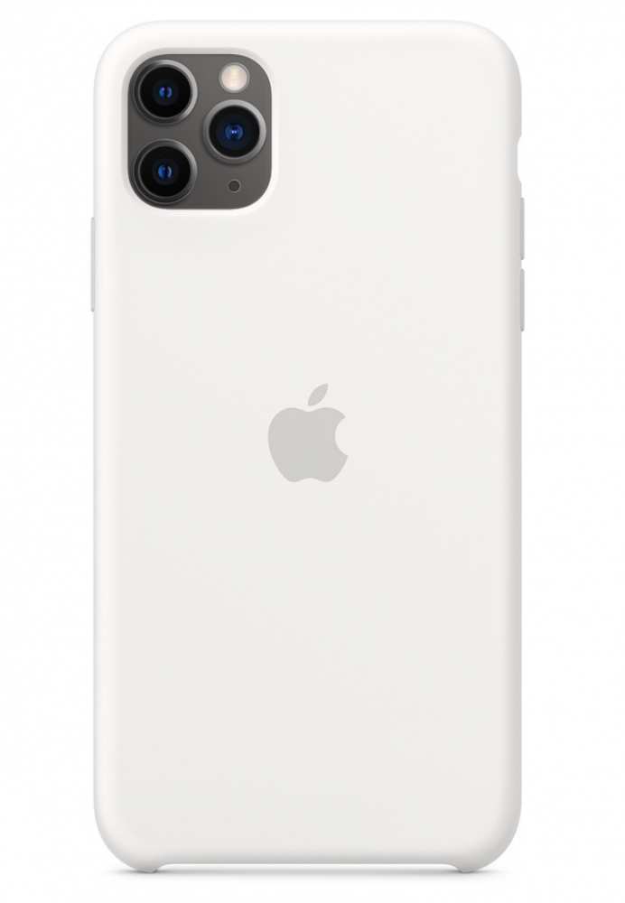 картинка Силиконовый чехол для iPhone 11 Pro white (белый) от магазина Компания+