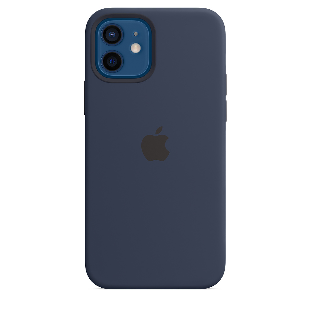картинка Силиконовый чехол для iPhone 12 mini Navy Blue, orig chip от магазина Компания+