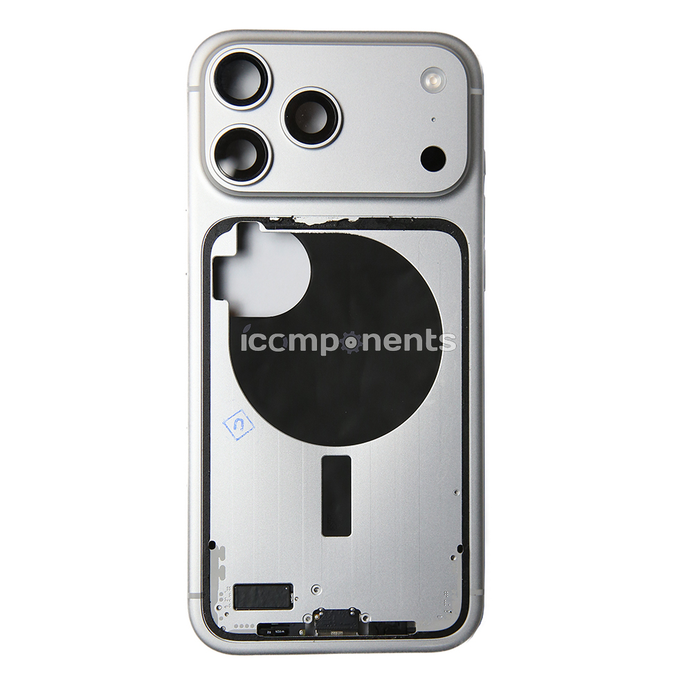 iPhone 17 Pro Max - Корпус в сборе с шлейфами (Silver) Разбор (US eSIM)