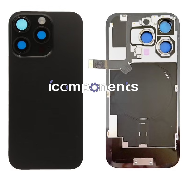 iPhone 16 Pro - Задняя крышка + NFC ORIG снятая (Black Titanium)