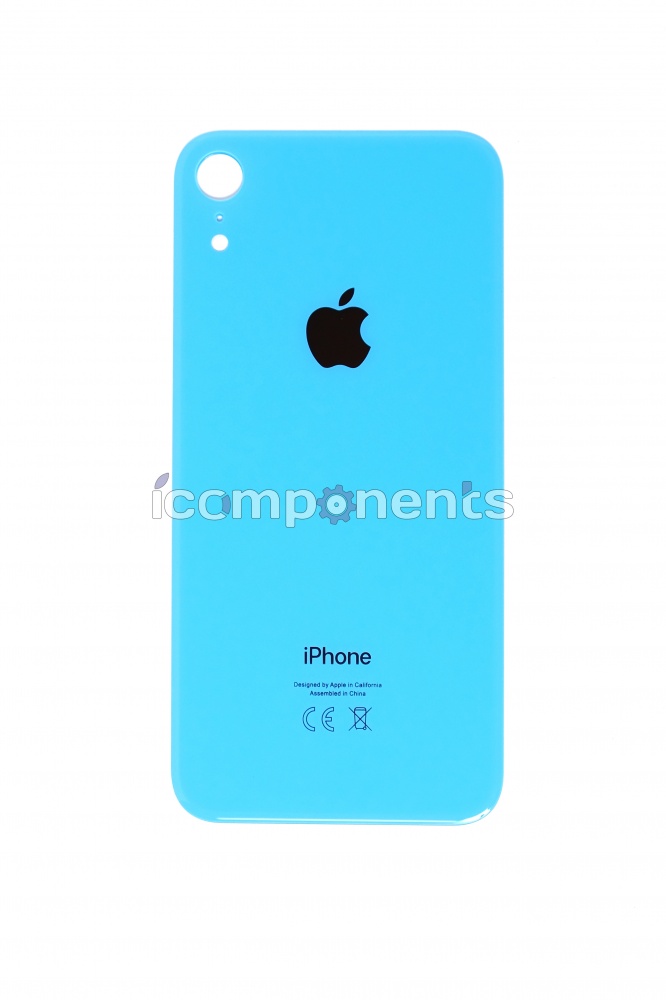 картинка iPhone XR - заднее стекло, голубое от магазина Компания+