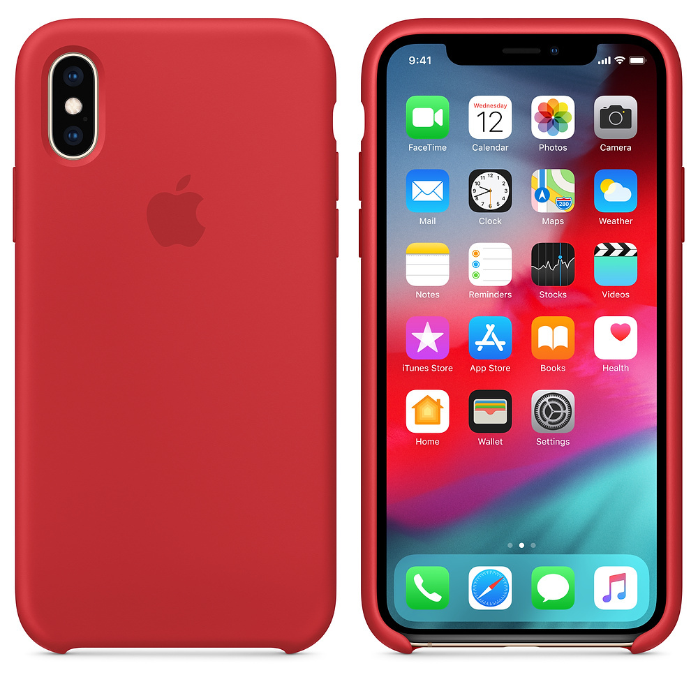 картинка Силиконовый чехол для iPhone Xr, red (красный) от магазина Компания+