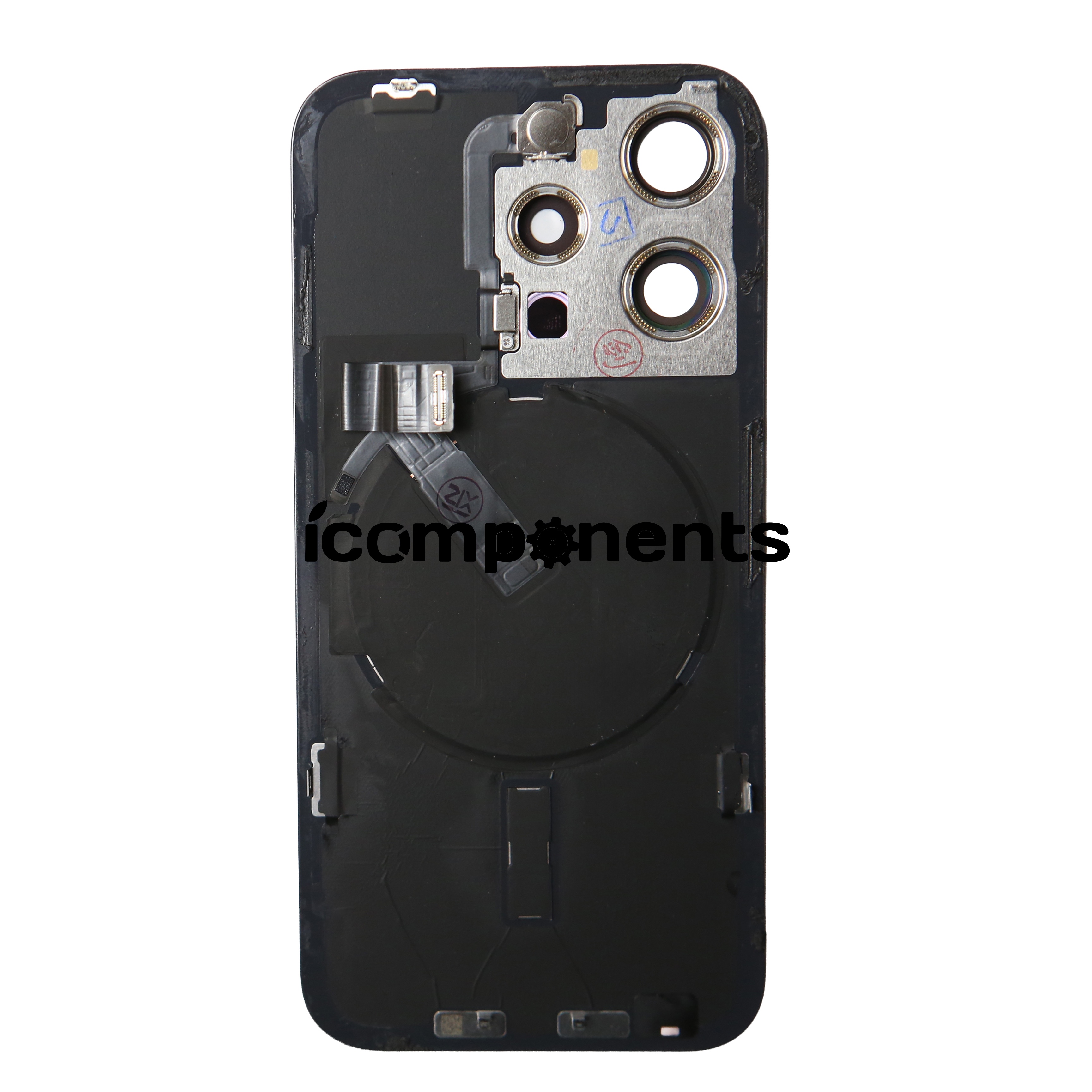 iPhone 15 Pro - Задняя крышка + NFC ORIG снятая (Blue Titanium)