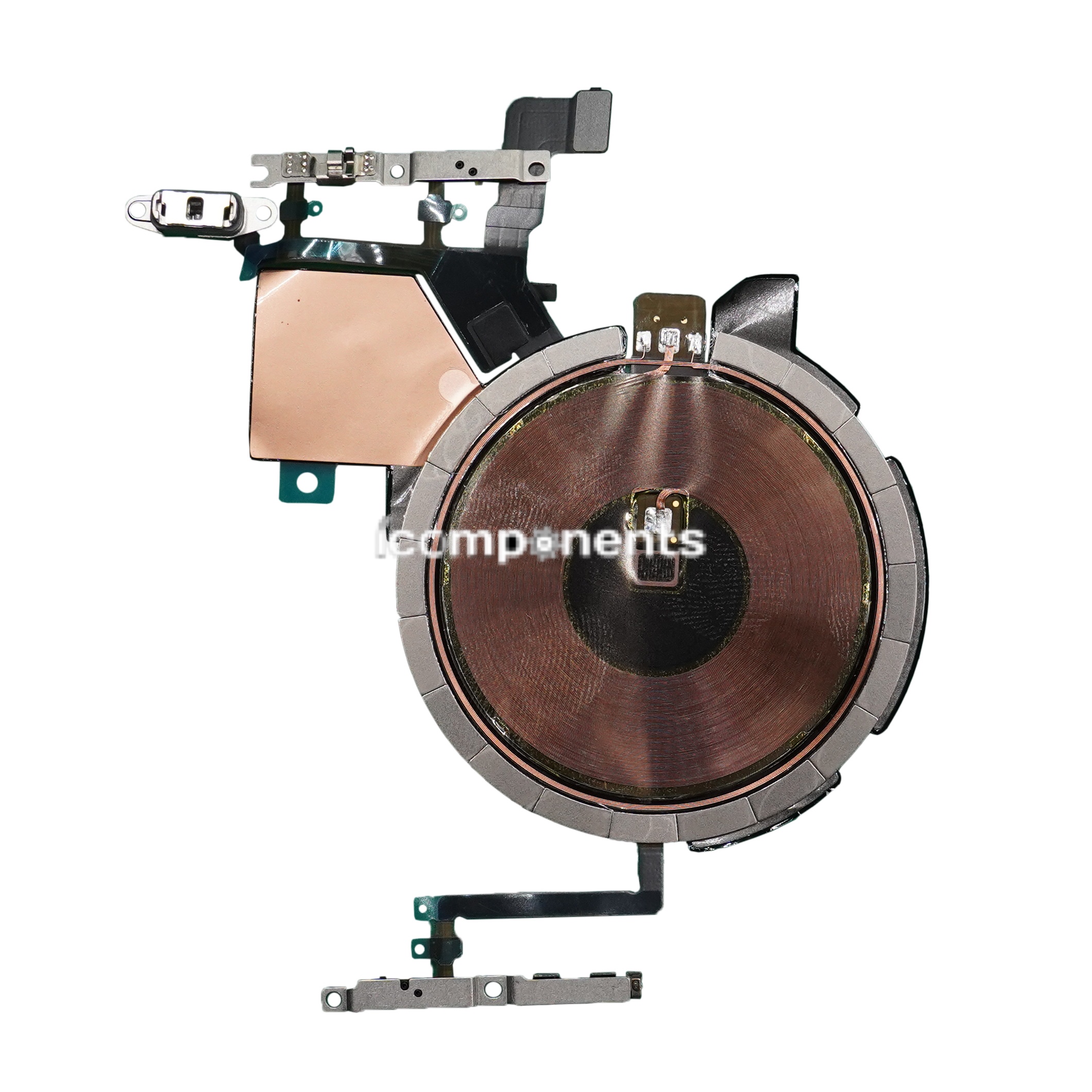 iPhone 14 Pro Max - Шлейф кнопки включения (power) + громкость + беспроводная зарядка ORIG