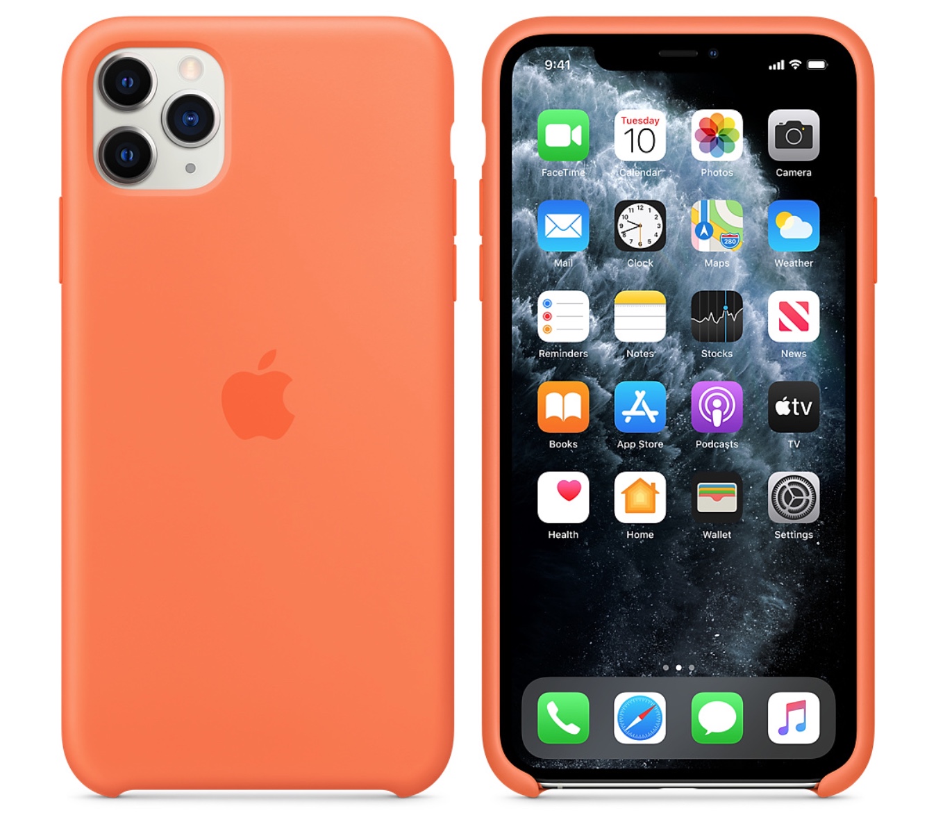 картинка Силиконовый чехол для iPhone 11 Pro Max Bright Orange (ярко-оранжевый) от магазина Компания+