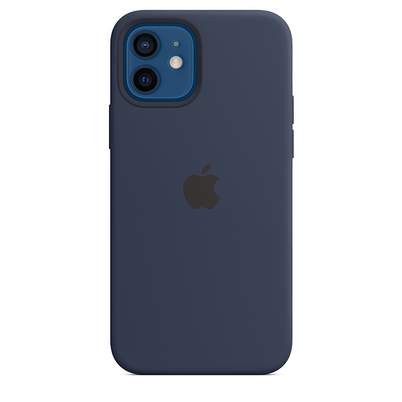 картинка Силиконовый чехол для iPhone 12 mini Navy Blue от магазина Компания+