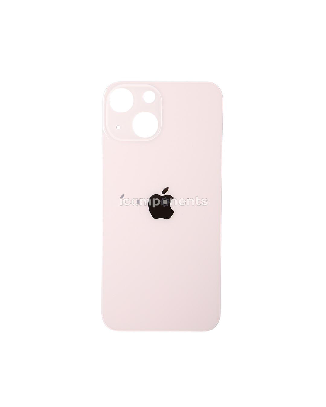 iPhone 13 mini - Заднее стекло, розовое (широкий вырез)
