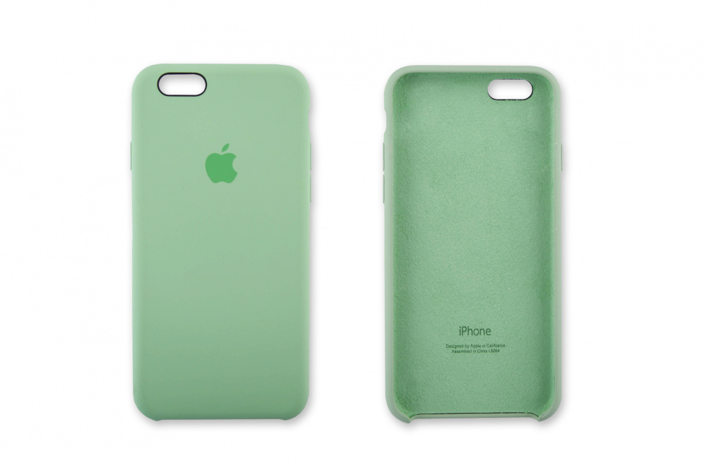 картинка Силиконовый чехол для iPhone 6+/6s+, mint (светло-зеленый) от магазина Компания+