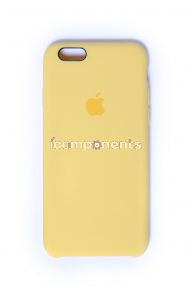 картинка Силиконовый чехол для iPhone 6/6s, yellow (желтый) от магазина Компания+