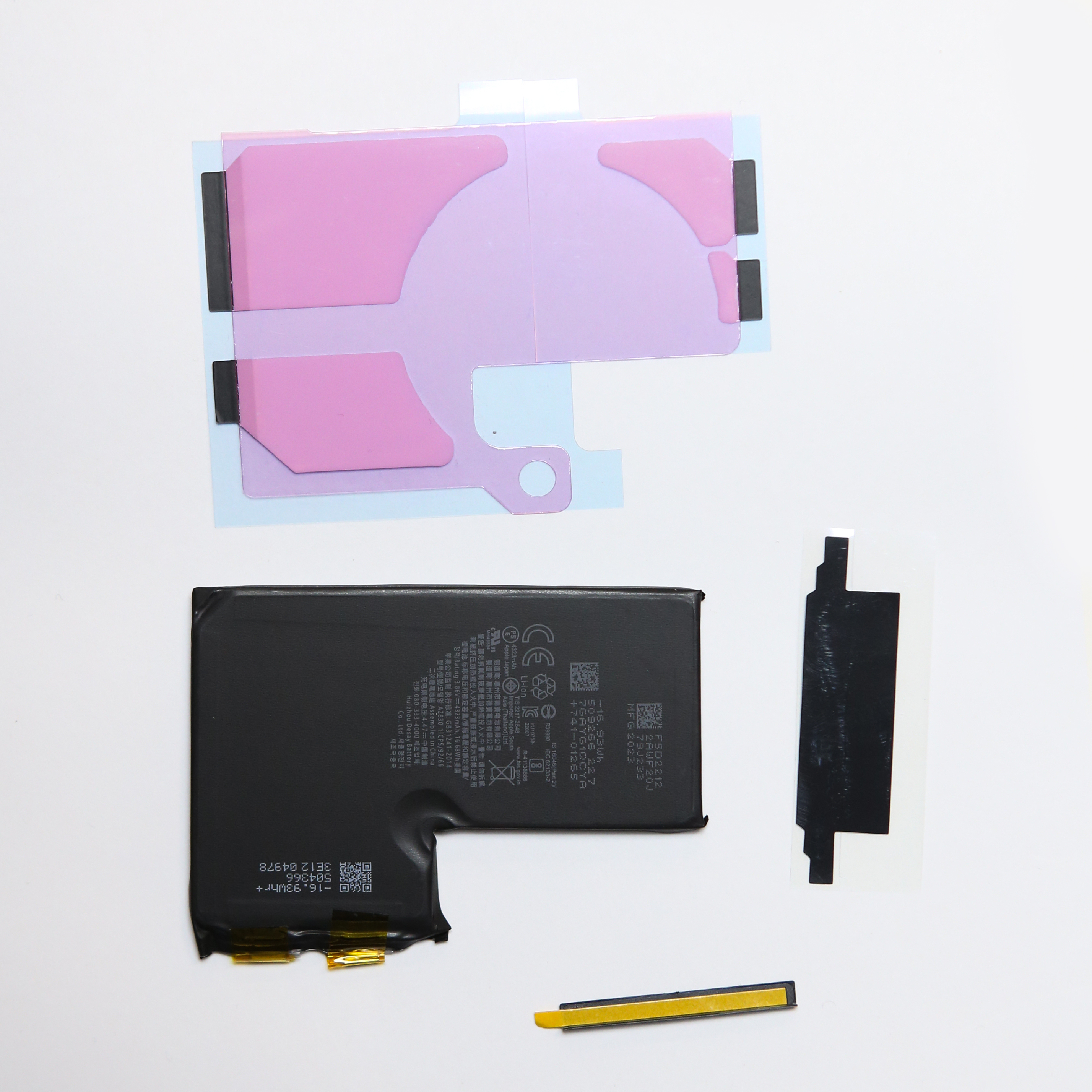 iPhone 14 Pro Max - Банка АКБ с комплектом наклеек без шлейфа