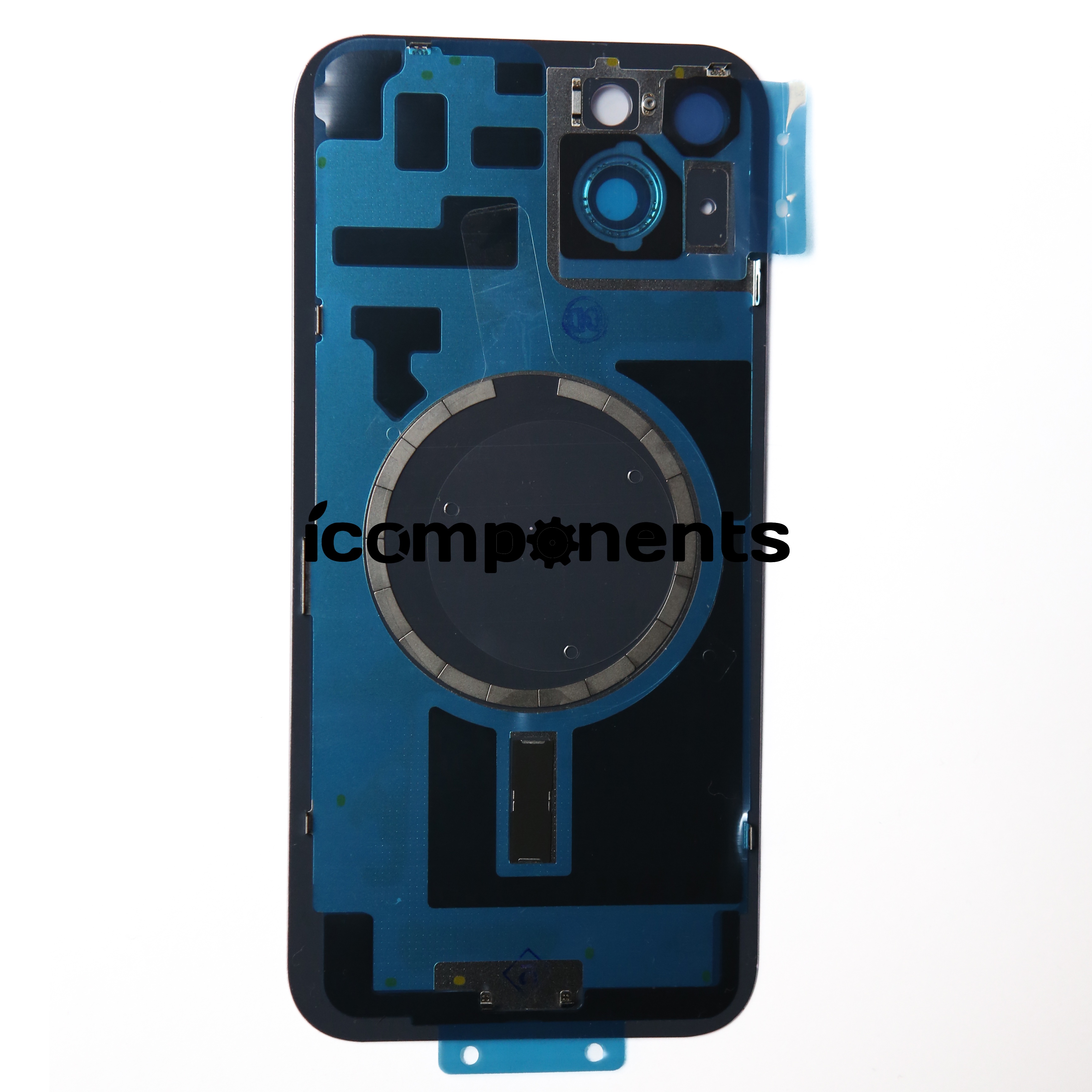 iPhone 14 Plus - Заднее стекло, фиолетовое (в сборе с креплением)