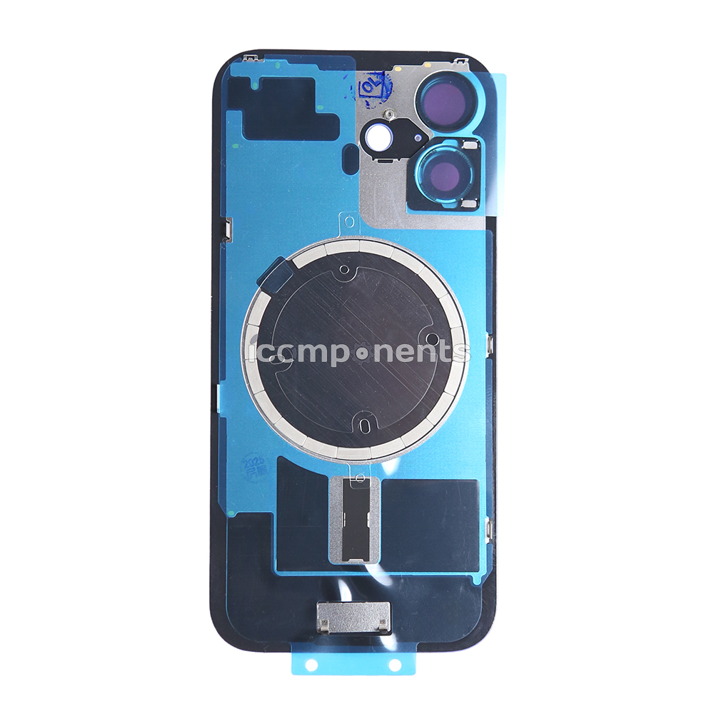 iPhone 16 - Задняя крышка, ультрамарин (в сборе с креплением и линзами камеры)
