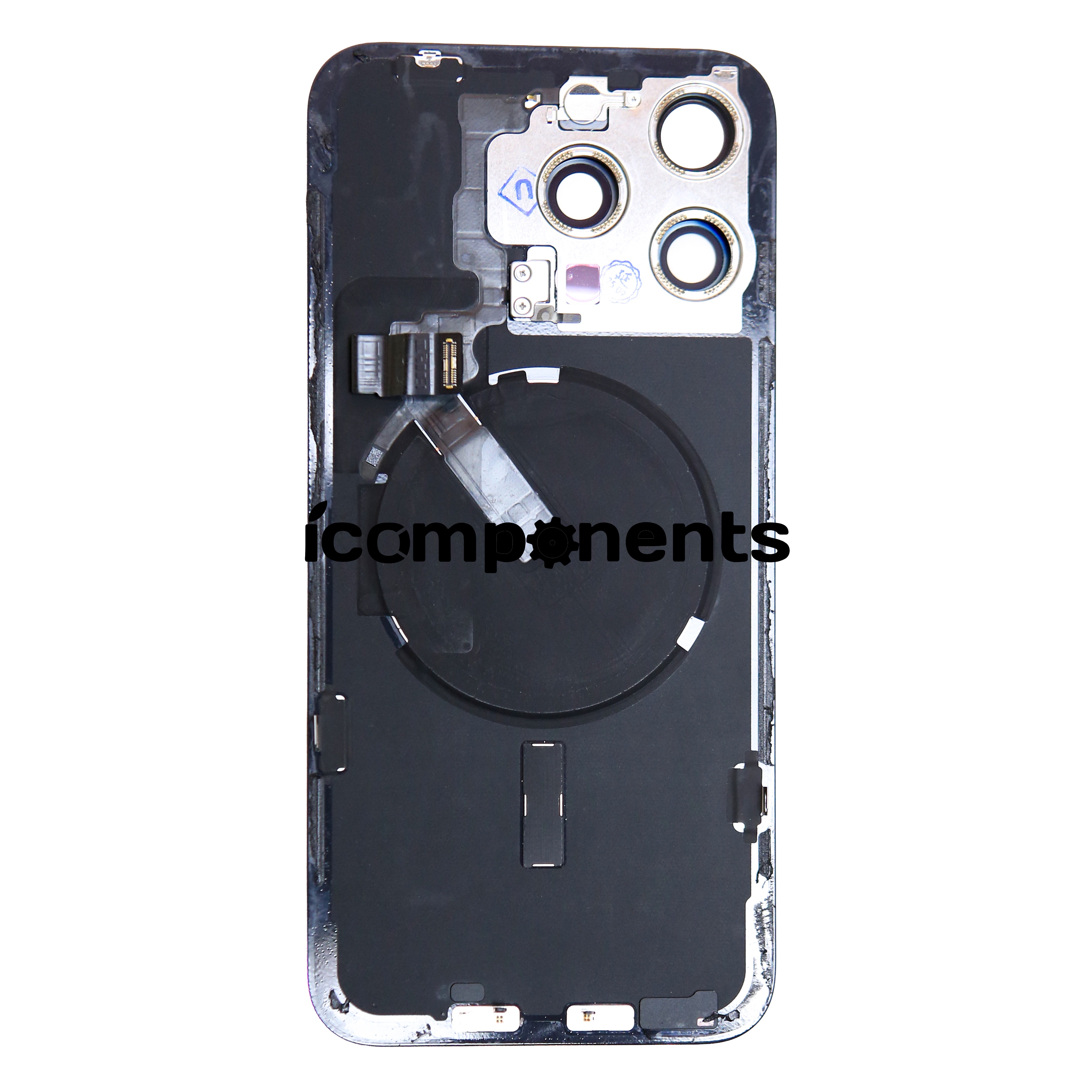 iPhone 15 Pro Max - Задняя крышка + NFC ORIG снятая (Black Titanium)