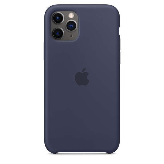 картинка Силиконовый чехол для iPhone 11 Pro midnight blue (темно-синий) от магазина Компания+