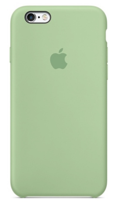картинка Силиконовый чехол для iPhone 6/6s, mint (светло-зеленый) от магазина Компания+