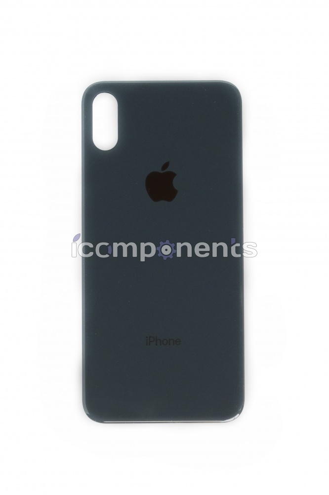 картинка iPhone XS - заднее стекло, черное от магазина Компания+