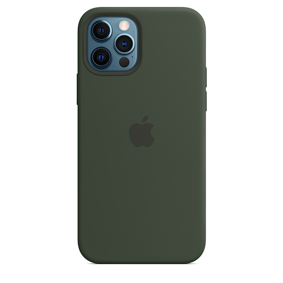картинка Силиконовый чехол для iPhone 12 pro Dark Green от магазина Компания+