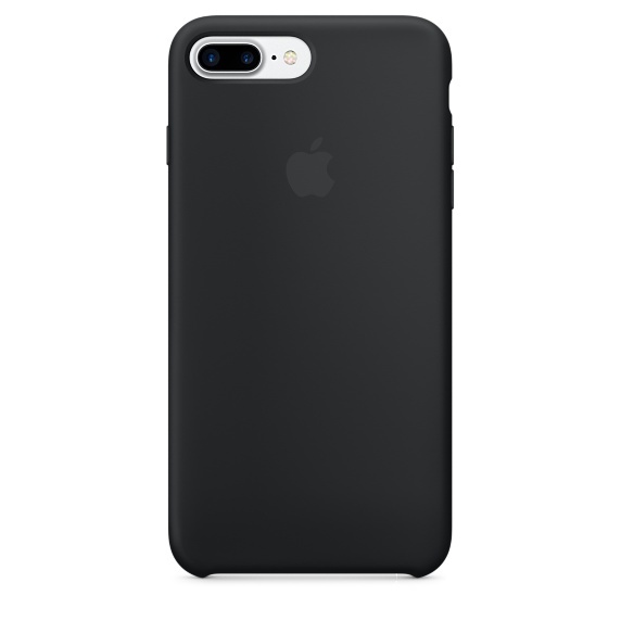 картинка Силиконовый чехол для iPhone 7+/8+ black (черный) от магазина Компания+