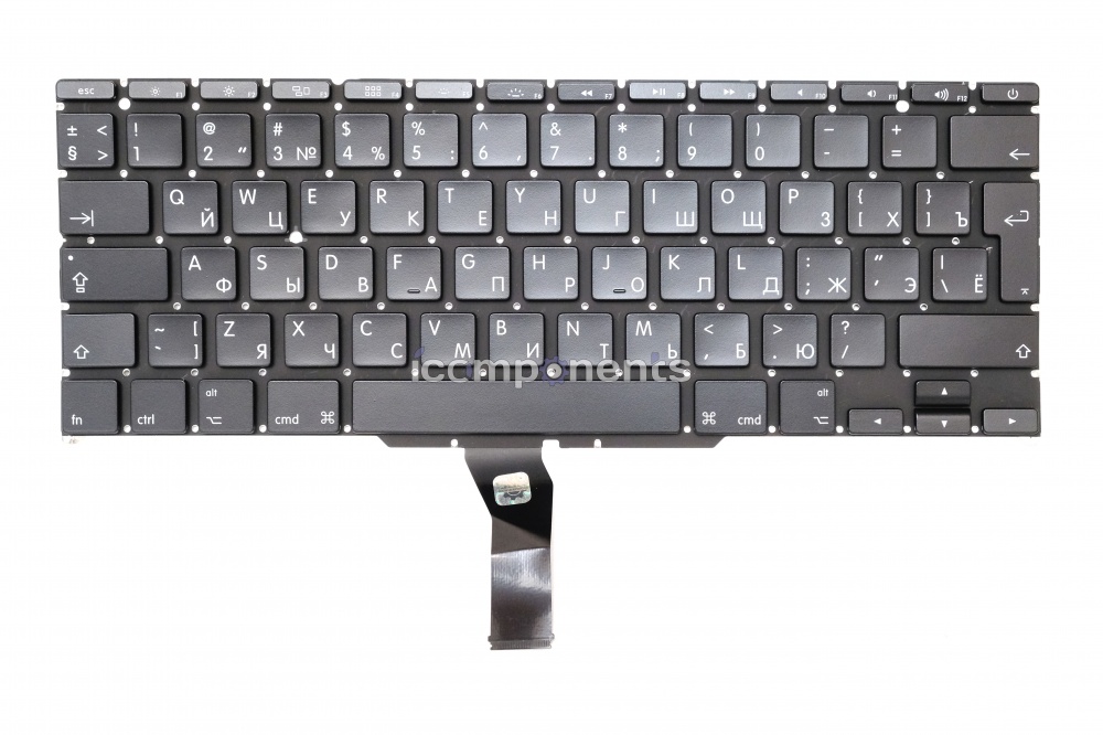 картинка Клавиатура MacBook Air 11 A1370, A1465 (2011 - 2015) Г-образный Enter RUS РСТ от магазина Компания+