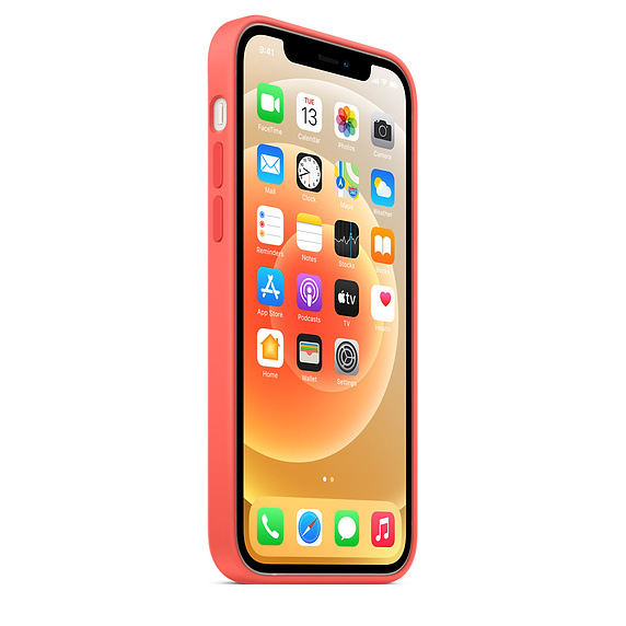 картинка Силиконовый чехол для iPhone 12 mini Pink orange от магазина Компания+