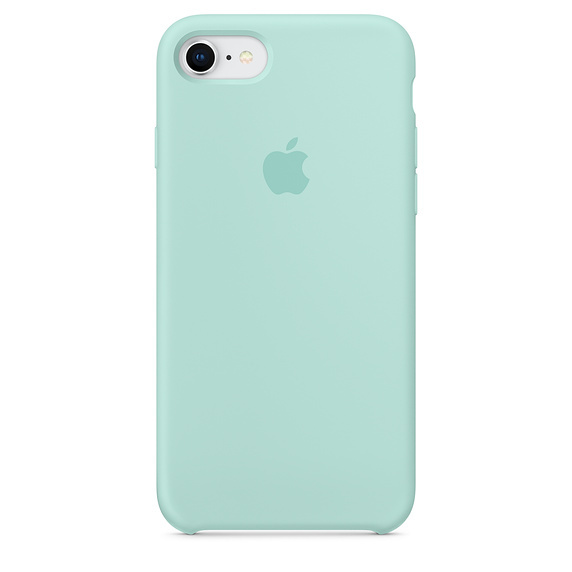 картинка Силиконовый чехол для iPhone 7/8 marine green (зеленая лагуна) от магазина Компания+