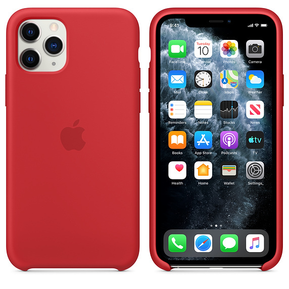 картинка Силиконовый чехол для iPhone 11 Pro red (красный) от магазина Компания+