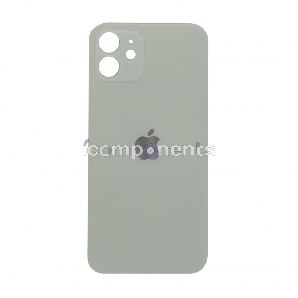 картинка iPhone 12 - Заднее стекло Premium (широкое отверстие), зеленое от магазина Компания+