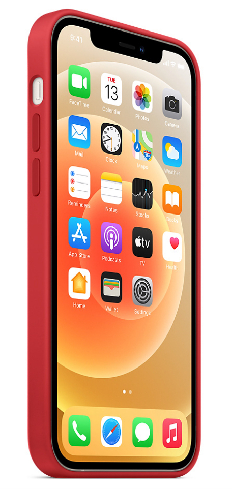 картинка Силиконовый чехол для iPhone 12 pro Red от магазина Компания+