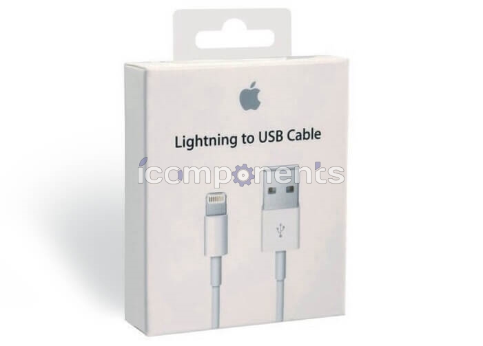 картинка Кабель Lightning для iPhone 5/5s/5c/6/6+ белый (1,0 м) в коробке ORIG от магазина Компания+