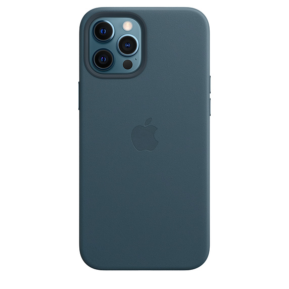 картинка Кожаный чехол Magsafe iPhone 12 pro Max Navy Blue от магазина Компания+