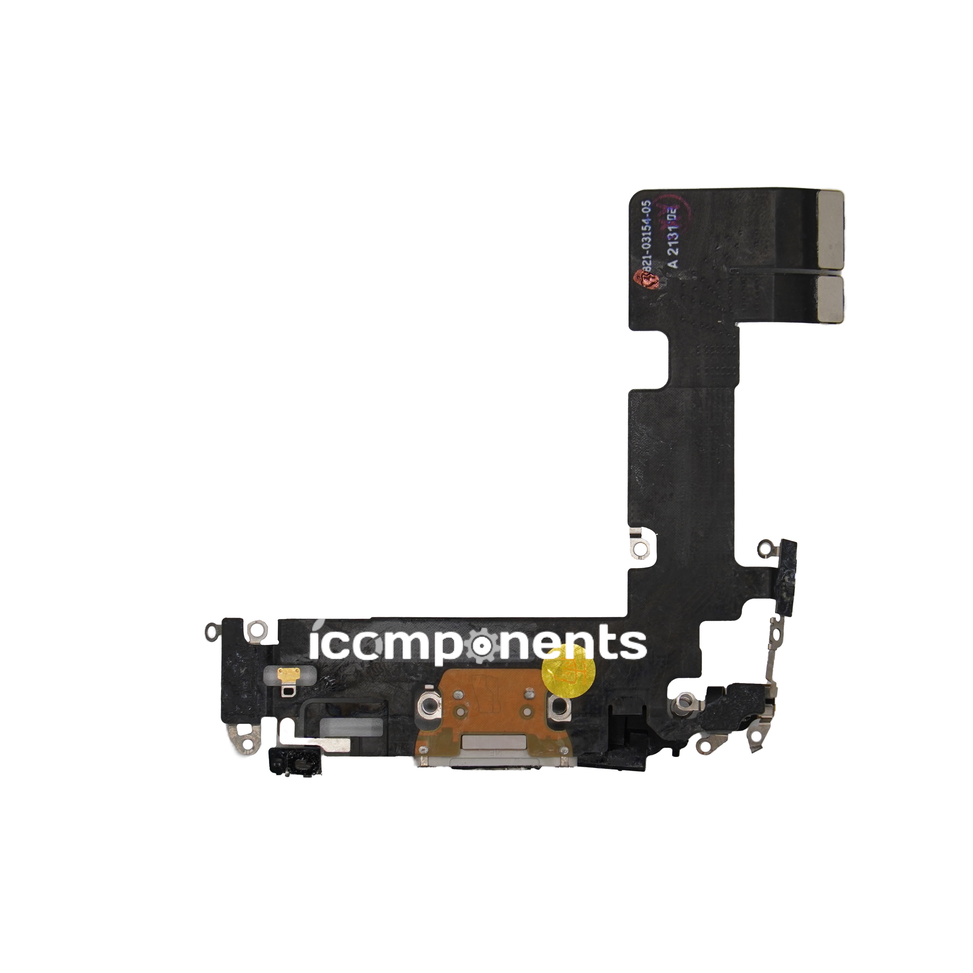 iPhone 13 - Нижний шлейф с разъемом зарядки ORIG, белый