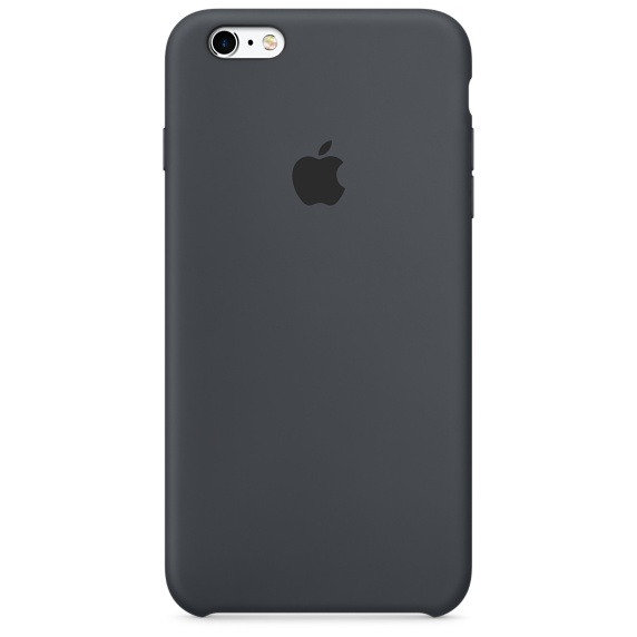 картинка Силиконовый чехол для iPhone 6+/6s+, charcoal gray (серый) от магазина Компания+