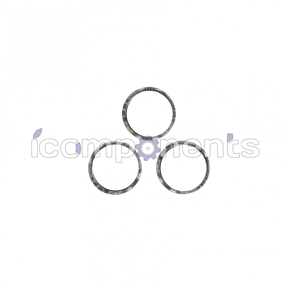 iPhone 13 Pro Max - металлический ободок под камеру, белый