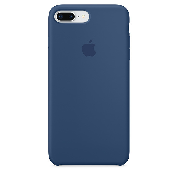 картинка Силиконовый чехол для iPhone 7+/8+ blue cobalt (тёмный кобальт) от магазина Компания+