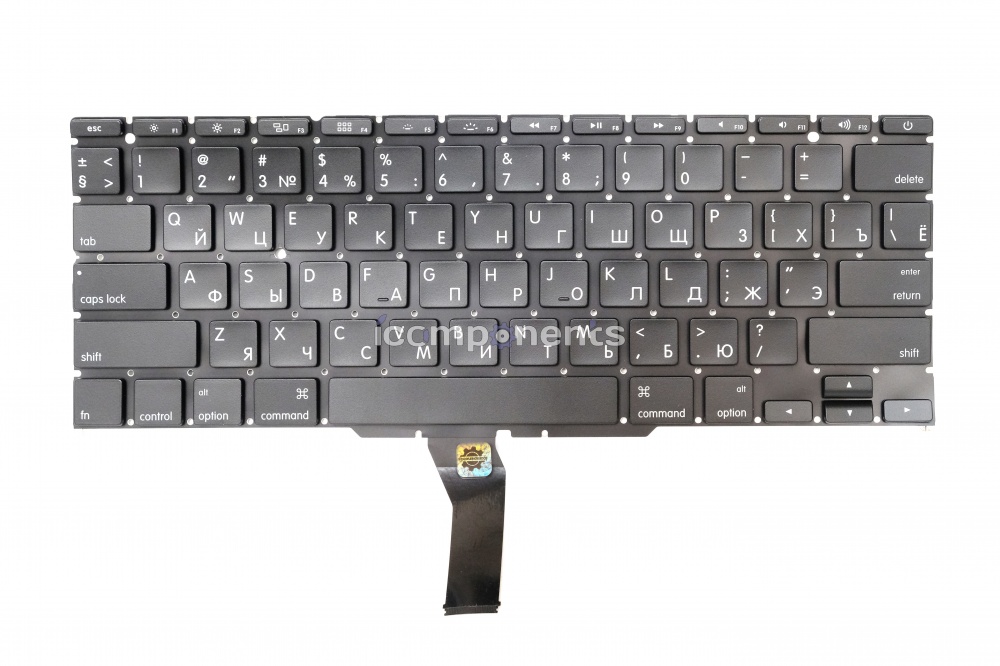 картинка Клавиатура MacBook Air 11 A1370, A1465 (Mid 2011 - Early 2015) прямой Enter RUS РСТ от магазина Компания+