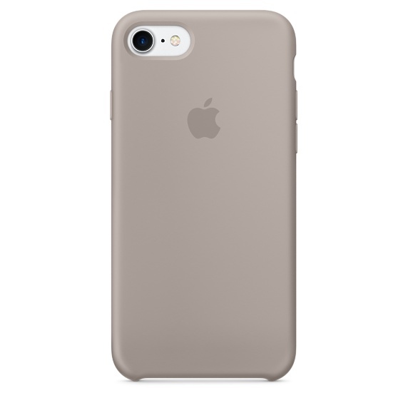 картинка Силиконовый чехол для iPhone 7/8 pebble (темно бежевый) от магазина Компания+