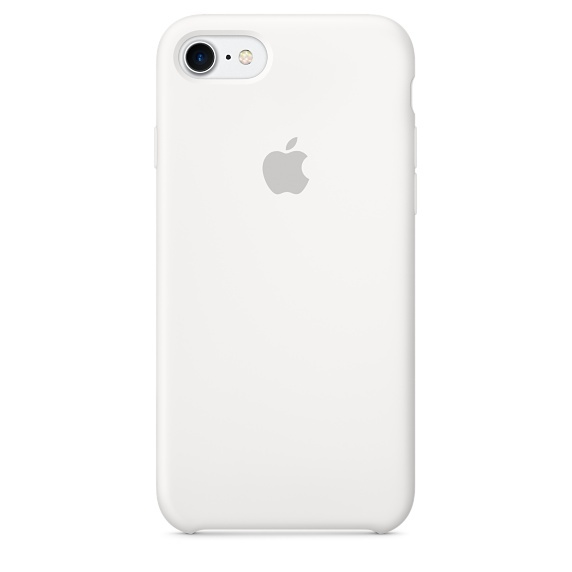 картинка Силиконовый чехол для iPhone 7/8 white (белый) от магазина Компания+