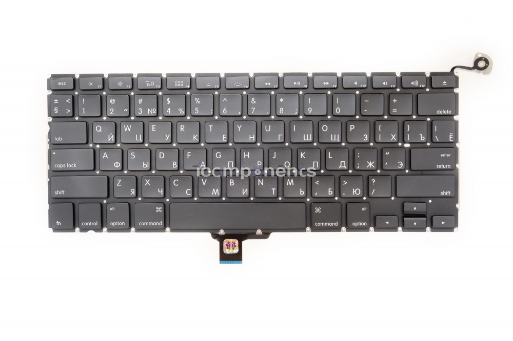 картинка Клавиатура MacBook Pro 13 A1278 (Late 2008 - Mid 2012) прямой Enter RUS РСТ от магазина Компания+