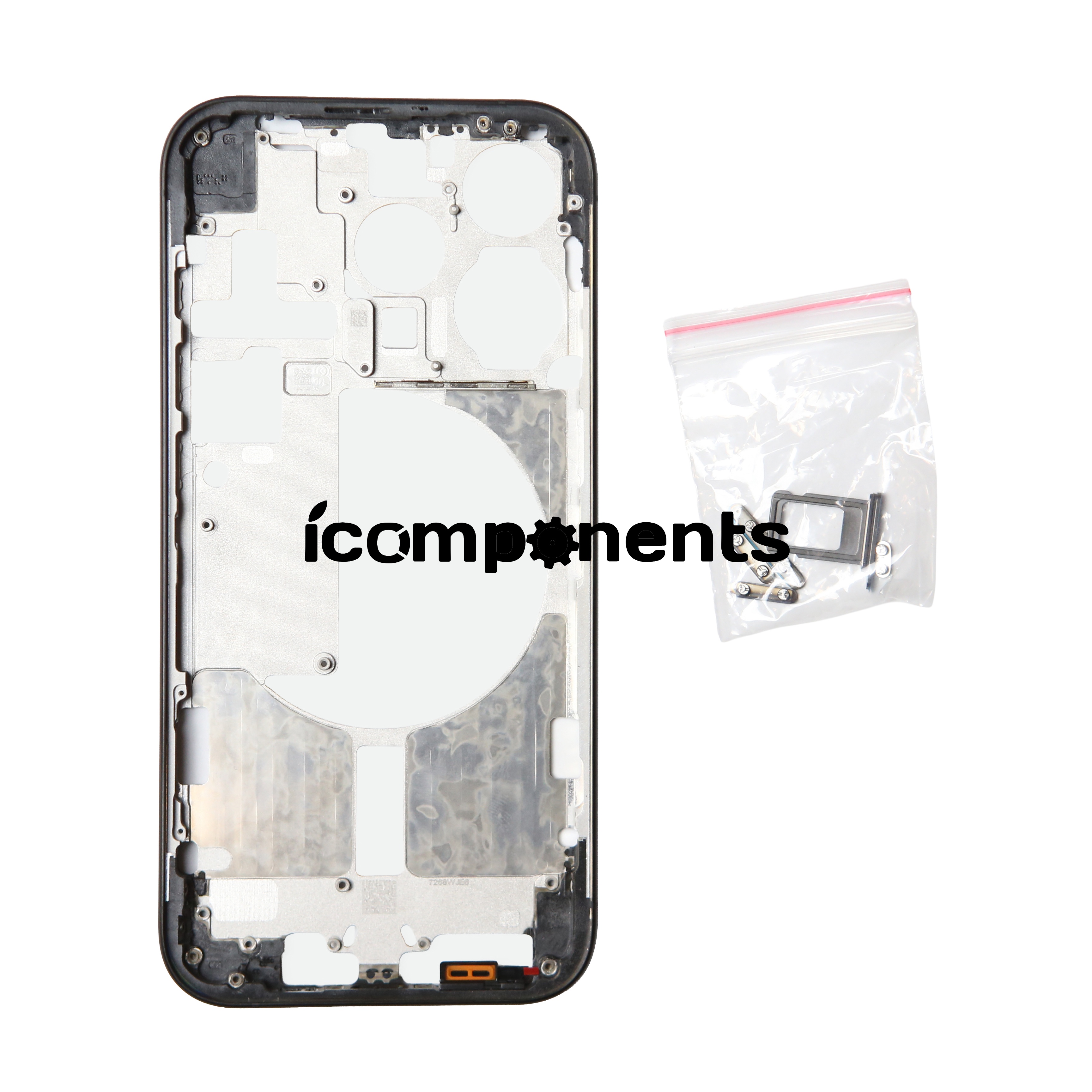 iPhone 15 Pro - корпус (средняя часть) ORIG 1:1, Черный