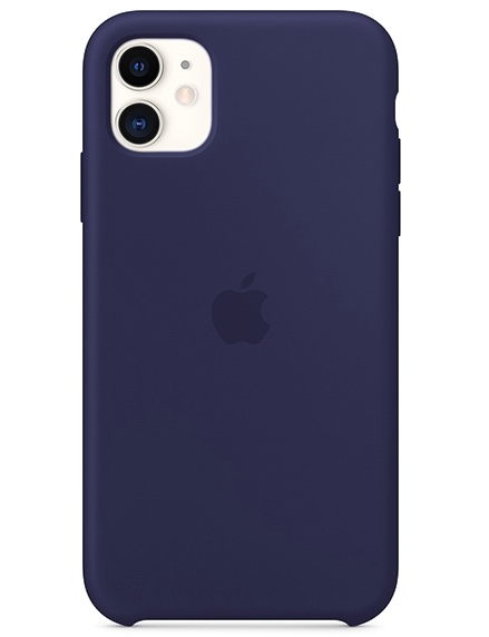 картинка Силиконовый чехол для iPhone 11 Midnight Blue (тёмно-синий) от магазина Компания+