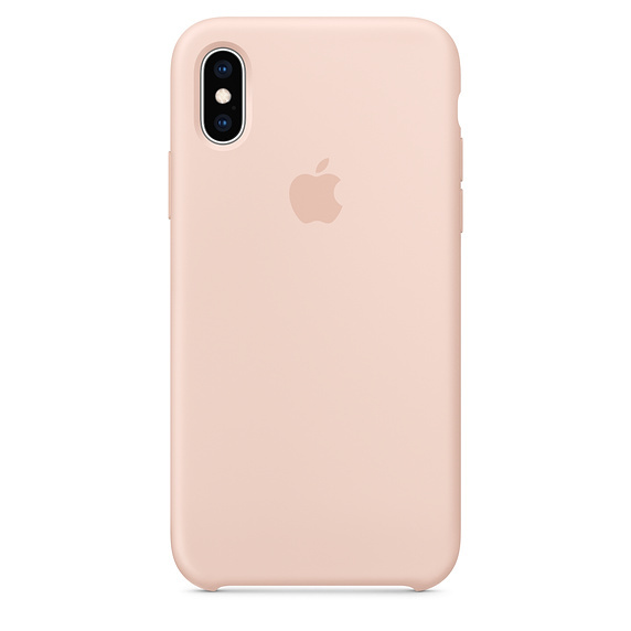 картинка Силиконовый чехол для iPhone XS, pink sand (розовый песок) от магазина Компания+