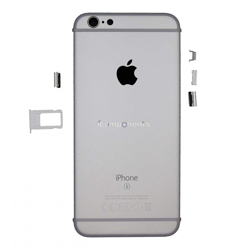 картинка iPhone 6s - корпус/задняя крышка, silver от магазина Компания+